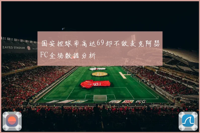 国安控球率高达69却不敌麦克阿瑟FC全场数据分析